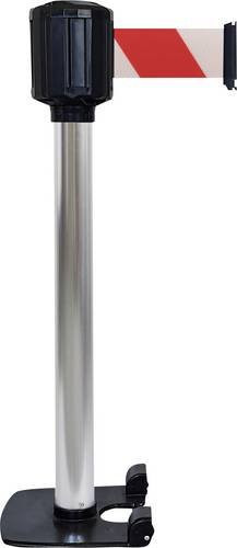 VISO RXLO1100SRRB LO3 Gurtabsperrpfosten silber, selbstständig stehend, Gurtlänge: 10 m, H x Ø: 111 x 8 cm - Bild 1