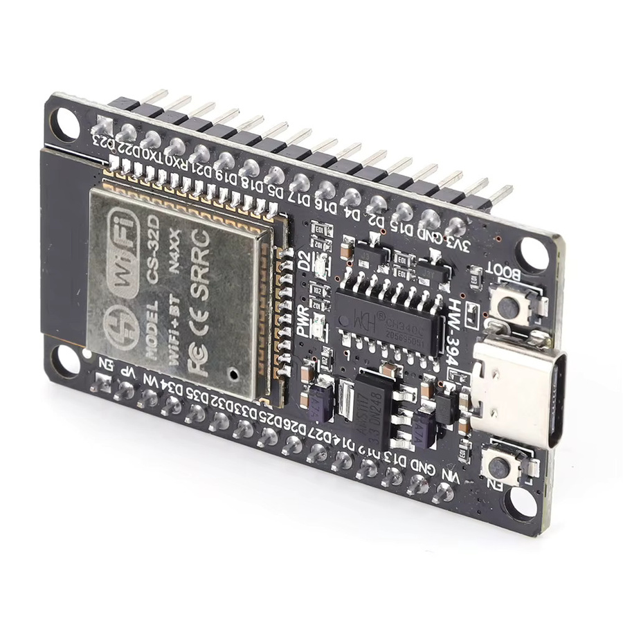 ALLOYSEED ESP32-32D Entwicklungsboard mit WiFi und Bluetooth in Schwarz für Smart Home IoT-Anwendungen - Bild 4