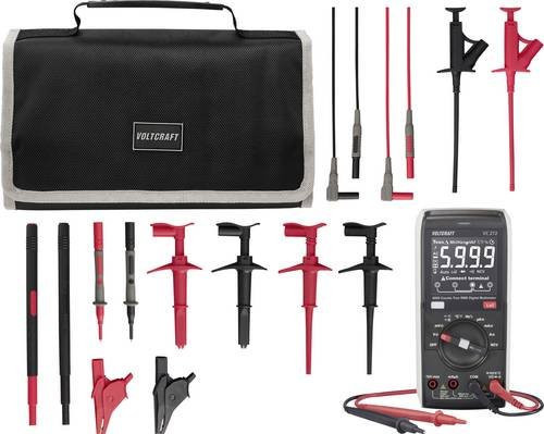 Voltcraft VC-272 Multimeter mit MLSet-100 Messleitungen und Tasche in Schwarz - Bild 1