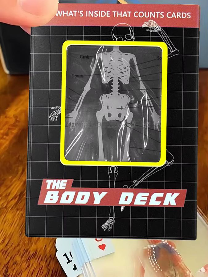Alloet The Body Deck Cards, transparente Spielkarten, Kunststoff - Bild 5