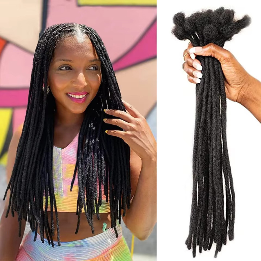 Debut Echthaar-Dreadlocks Loc-Erweiterungen, Unisex - Bild 1