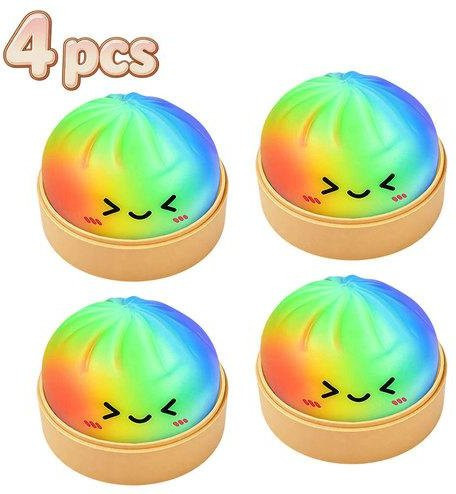 Glitzer-Knödel-Squishy, Dekompressionsspielzeug, mit Box - Bild 1