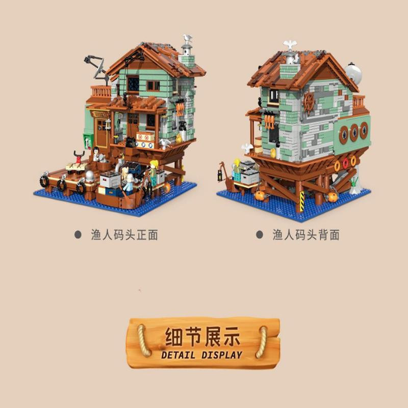 Linyi toy Fischerhaus Cottage Set - Bild 2