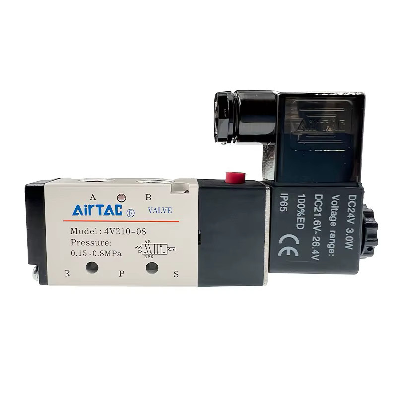 Airtac Pneumatisches Steuerventil Zwei-Positionen-Fünf-Wege-Richtungsventil 4V110-M5 06 4V210-06 08 4V310-08 10 4V410-15 - Bild 2