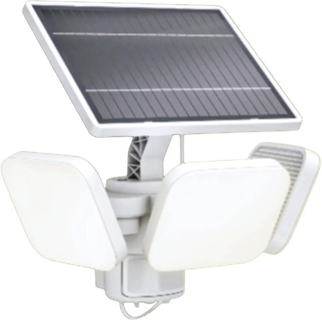 Philips Solar-LED-Außenstrahler mit Bewegungssensor in Weiß, IP65, B/T/H: 16,3 x 17 x 21,8 cm - Bild 1