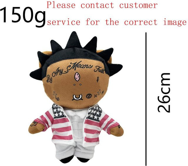Yiran Health & Beauty Tupac Plüschpuppe, 25 cm, ab 1 Jahr - Bild 1