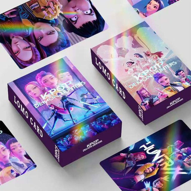 Discover Intime KPOP Dämonenjägerinnen Girlgroup Holografische Sammelkarten Kollektion, 30/92 Stück, ab 14 Jahren - Bild 1