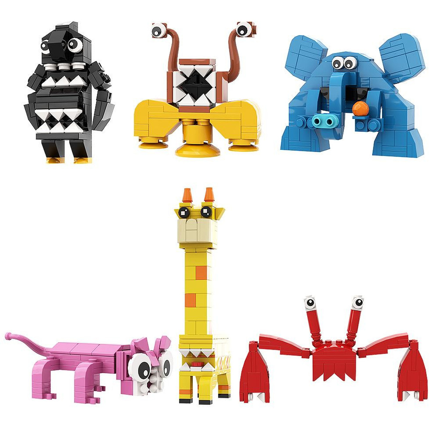 Gobricks Garten von BanBan Alle Mitglieder Figuren Bausteine Set ab 14 Jahren - Bild 3