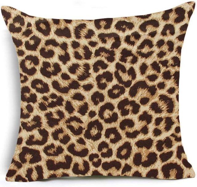 Dekorativer Kissenbezug von PM PILLOWCASE mit Tiermotiven in Braun, B/B: 60 x 60 cm - Bild 1