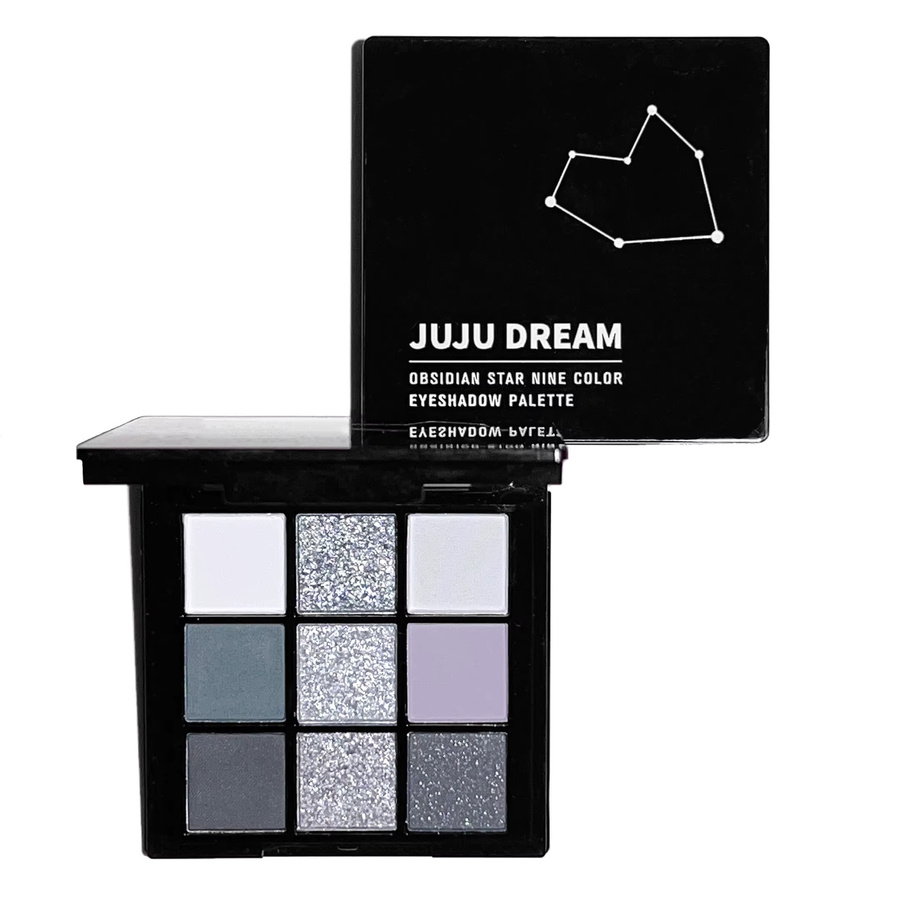 Neunfarbige Lidschattenpalette, Puder, Schwarz, Schimmernd, Unisex - Bild 5