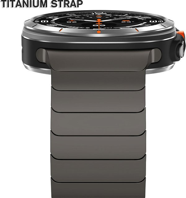 FancyWrist Uhrenarmband Titan, Silber, Unisex, für Samsung Galaxy Watch Ultra 47 mm - Bild 1