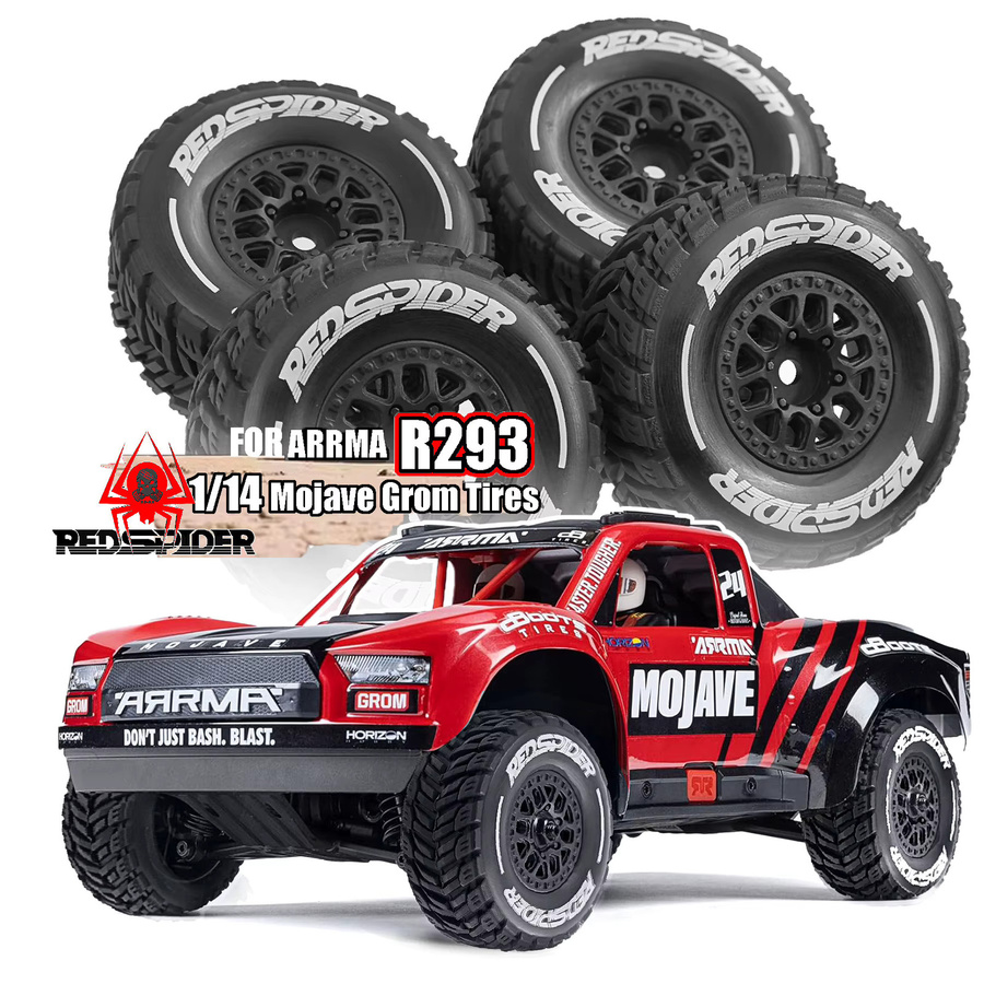 Arrma RC Reifen Rad, 4-teiliges Set, 65mm, 12mm Hex Nabe - Bild 2