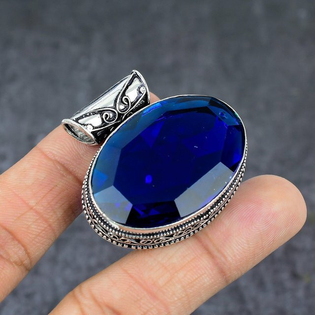 Manju Jewels Paradise Anhänger London-Blautopas, 925 Silber, Damen - Bild 1