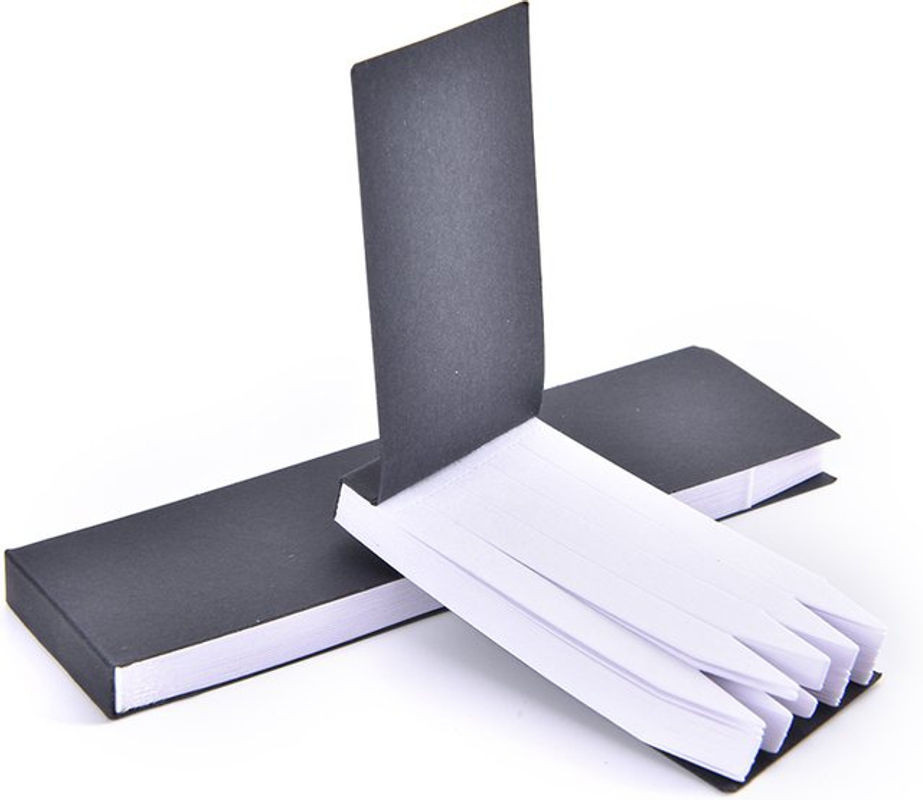 100 Stück weiße Papierstreifen für Aromatherapie und Parfüm-Testtester in rechteckiger Form - Bild 1