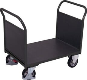 Cordes Doppel-Stirnwandwagen Siebdruckplatte in Anthrazit RAL 7016 - Bild 1