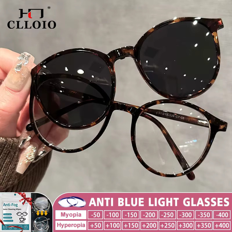 CLLOIO Sonnenbrille, rund, Vollrand, Damen, braun - Bild 1