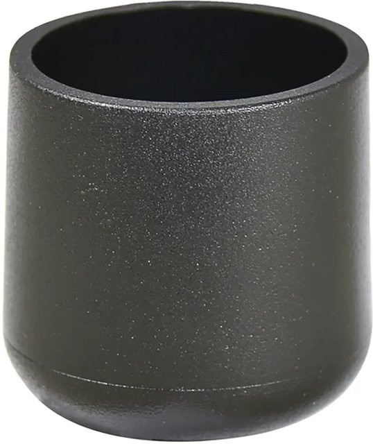 Wagner Kappen EH 0620 für Stahlrohrmöbel Ø 2 cm Schwarz, 4 Stück - Bild 1
