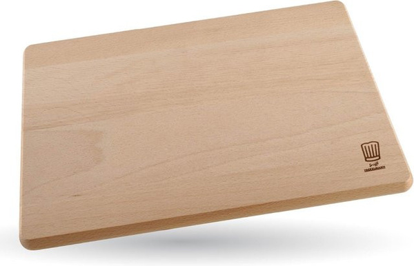 Fackelmann Schneidebrett Chefkoch aus Buche, Braun, B/T: 29 x 20 cm