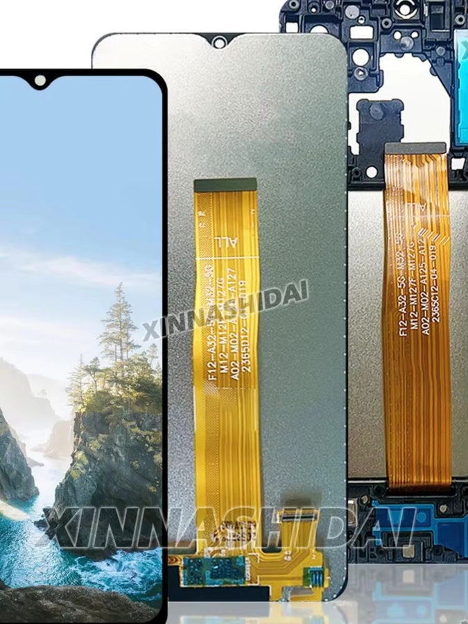 Samsung Galaxy A32 5G LCD-Display mit Rahmen und Touchscreen-Digitizer Baugruppe in Schwarz - Bild 5