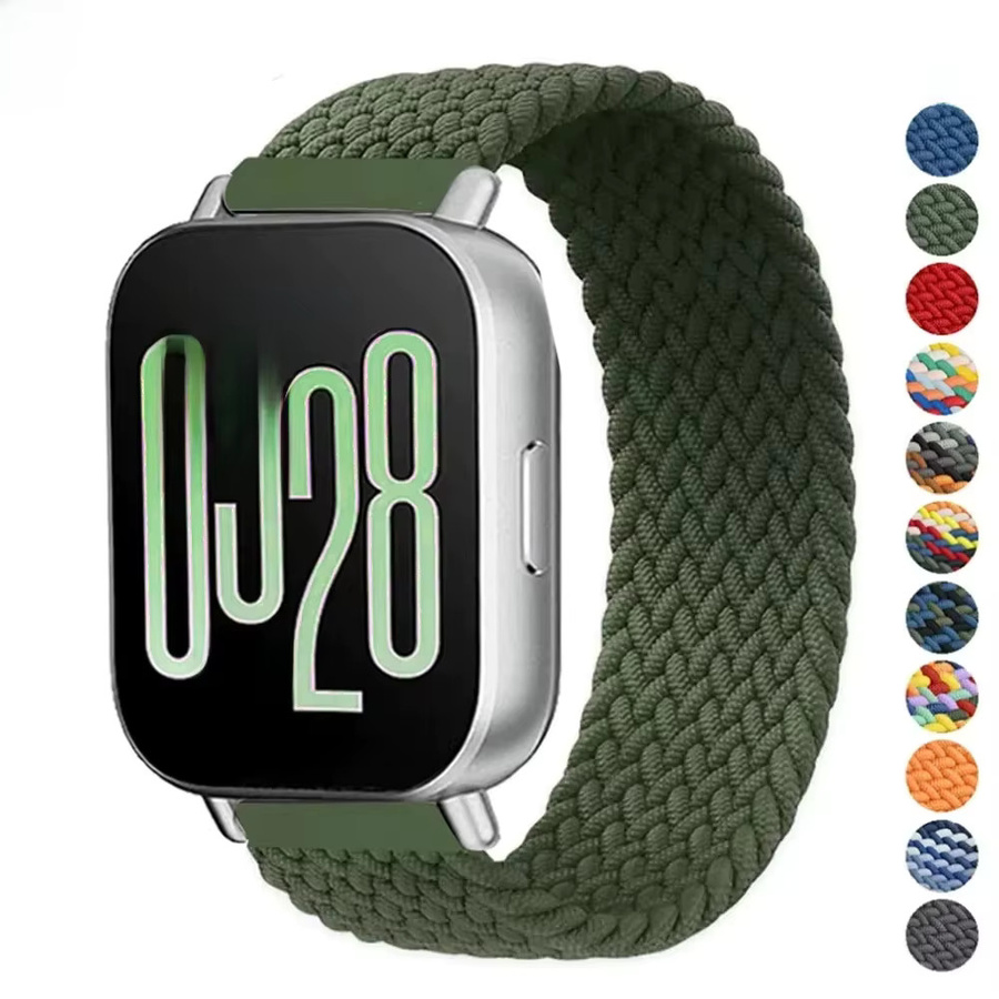 Xiaomi Uhrenarmband, geflochtenes Solo-Loop, Nylon, Bunt, Unisex, 22 mm - Bild 5