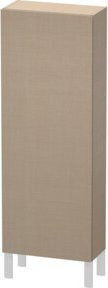 Duravit L-Cube Halbhochschrank in Beige mit Glastüren, Tür links, B/T/H: 50 x 24,3 x 132 cm - Bild 1