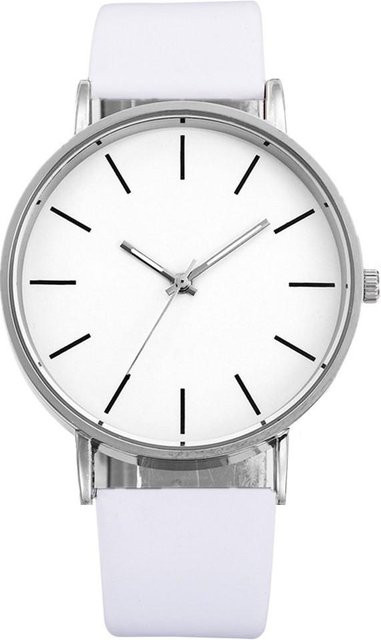 Armbanduhr Fashion Shoes CSWO01, Analoguhr, Quarz, Edelstahl, Leder, Weiß, 40 mm, Damen - Bild 1