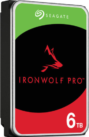 Seagate IronWolf Pro ST6000NT001 interne HDD Festplatte mit 6TB, 3.5 Zoll, SATA 6Gb/s, 7200 U/min und 256MB Puffer - Bild 1