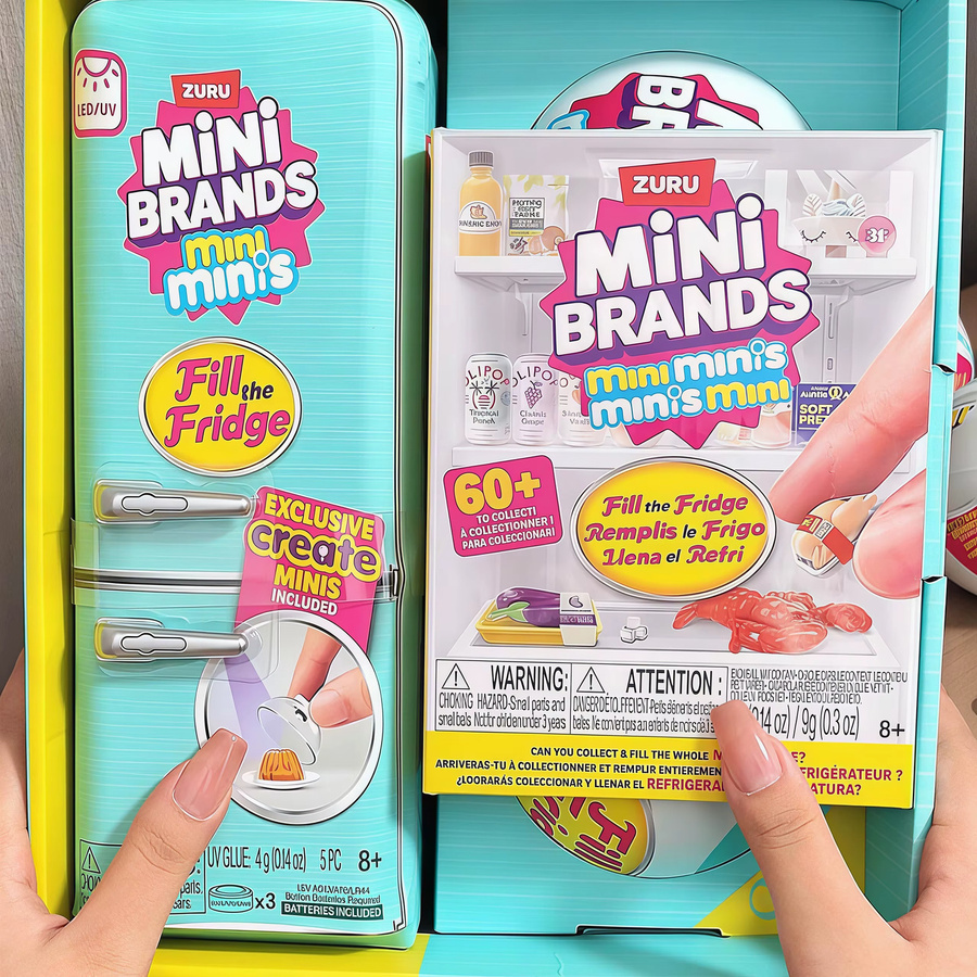 ZURU Mini-Kühlschrank-Ball, Mini-Spielzeug Blindbox, Rollenspiel - Bild 2