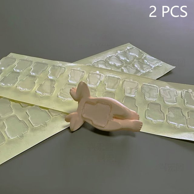 2-teiliges transparentes Nano-Doppelseitiges Klebeband mit hoher Viskosität für Puppenornamente und starke Befestigungen - Bild 1