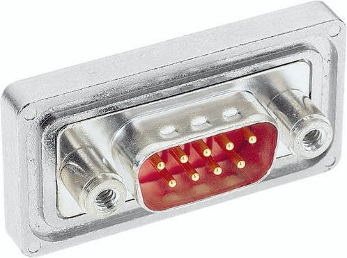 HARTING Steckverbinder 09 67 815 9615 09678159615 mit 15 Polen und Lötkelch in Silber - Bild 1