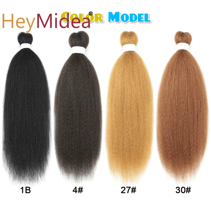 HeyMidea Vixen Bundles Häkeln Haar, 26 Zoll, Synthetisch, Yaki Gerade - Bild 3