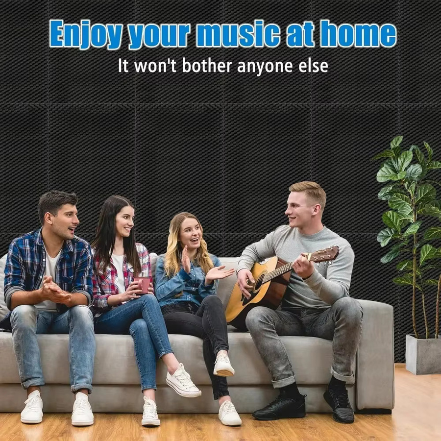 Make Friend Studio-Akustikplatten aus Schallschaum in Eierkiste-Optik, B/T/H: 50 x 50 x 5 cm - Bild 3