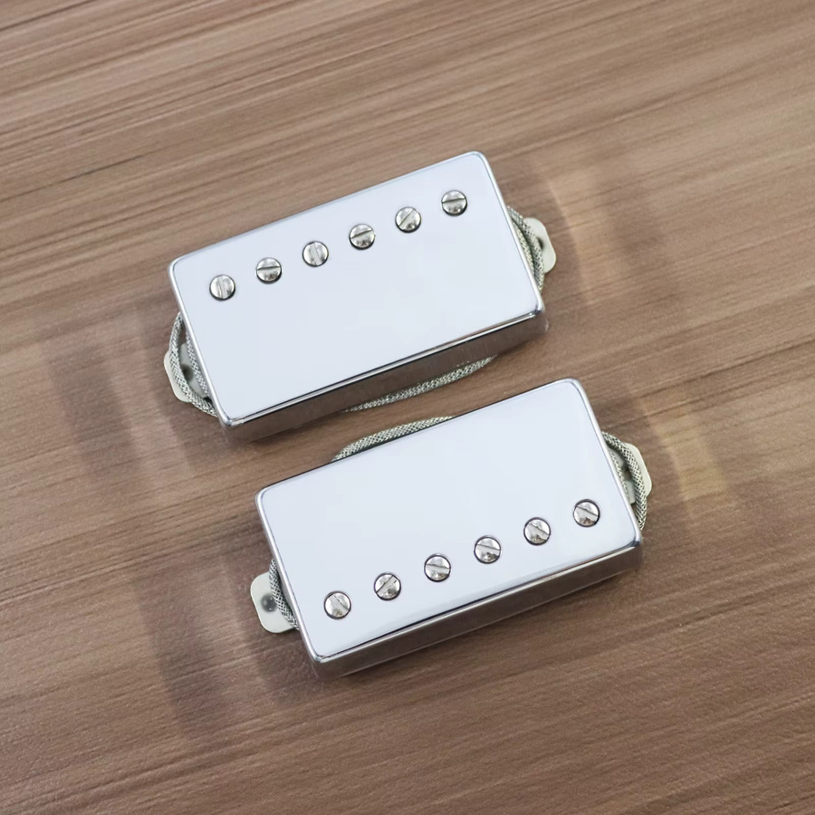 Phrilam LP Vintage Alnico 2 Humbucker Tonabnehmer-Set für E-Gitarren im LP-Stil, Hals und Brücke, 7,6/8,8 kOhm - Bild 3