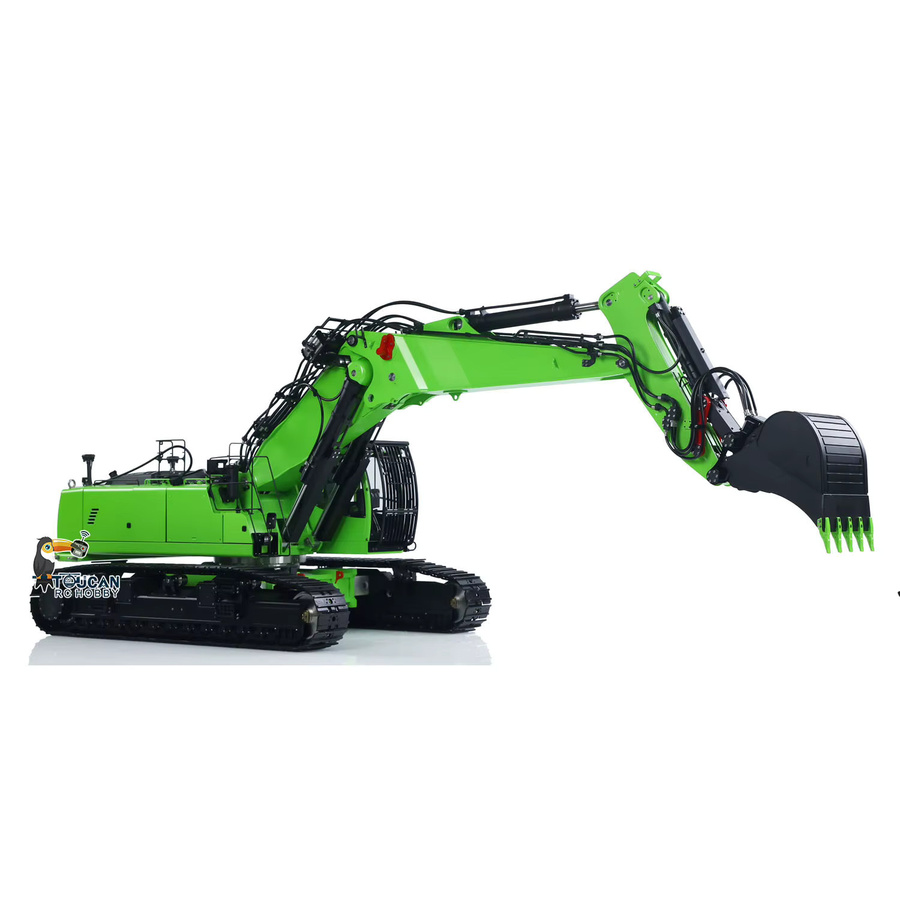 LESU LR960 RC Bagger, ferngesteuert, Metall, 1:14, grün - Bild 2