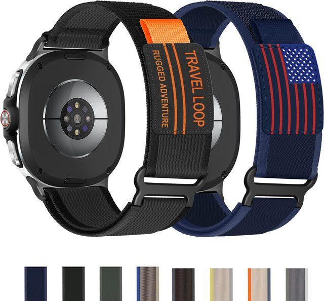 I LOVE LUO Trail Loop Uhrenarmband, Nylon, Schwarz, Unisex - Bild 1
