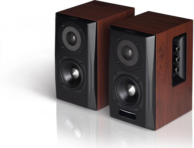 Edifier S350DB 2.1-Kanal Aktiv-Lautsprechersystem mit Bluetooth in Schwarz und Braun - Bild 1