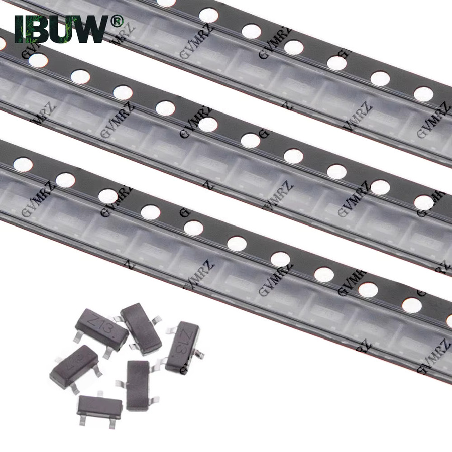 BZX84 Serie Zener-Dioden SMD-Typ für Spannungen von 3V bis 27V als oberflächenmontierte elektronische Komponente - Bild 2