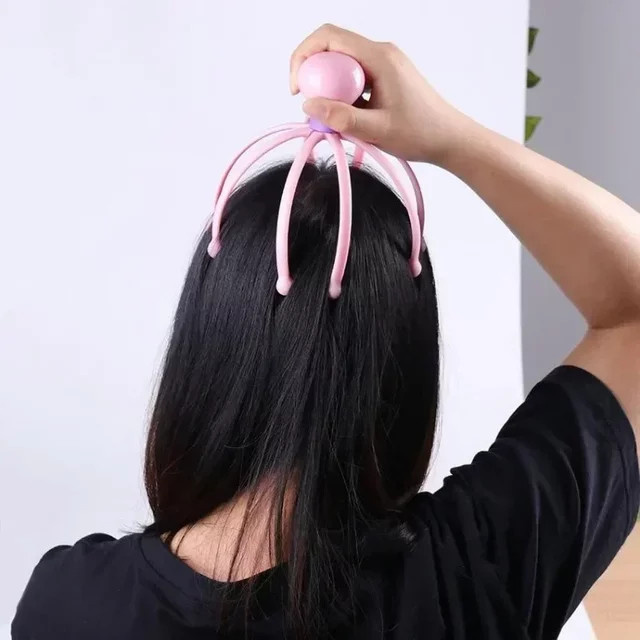 Kopfmassager Octopus für Kopfhaut und Körper, Unisex - Bild 1
