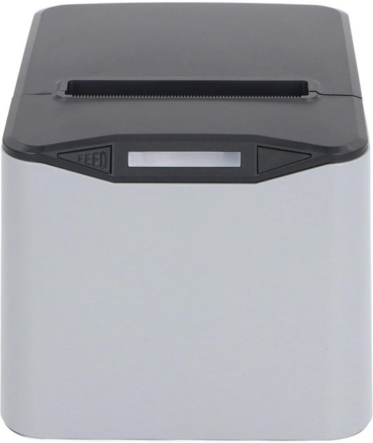 DIYelecs Thermobon-Drucker in Grau mit USB- und Netzwerkanschluss, 80mm Thermodrucker mit 300mm/s Druckgeschwindigkeit und Kassenschubladen-Anschluss - Bild 1