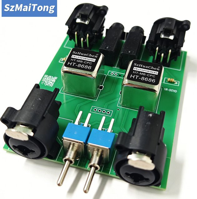Stereo Audio-Isolator DI-Erdungsbox zur Geräuschreduzierung mit 6,35 mm Klinke auf XLR - Bild 1