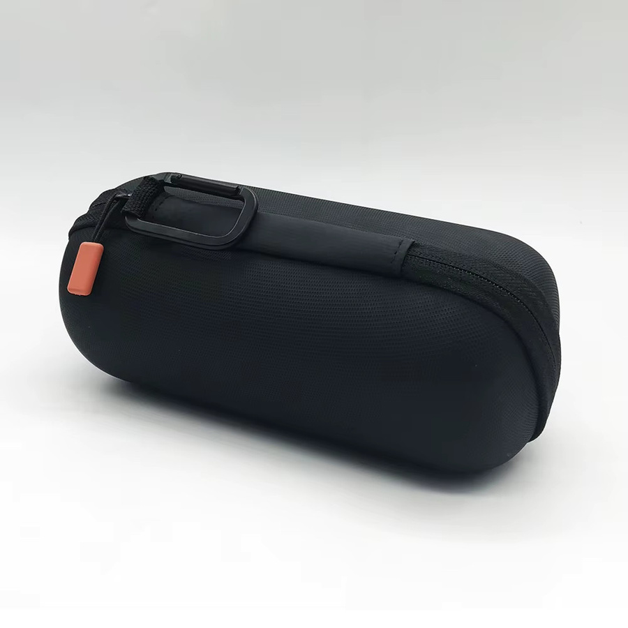 LAIMANEI Tragbare Bluetooth-Lautsprecher-Tasche für Flip6 aus TPU Nylon und EVA Hartschale mit Handschlaufe und Karabiner, Schwarz - Bild 5