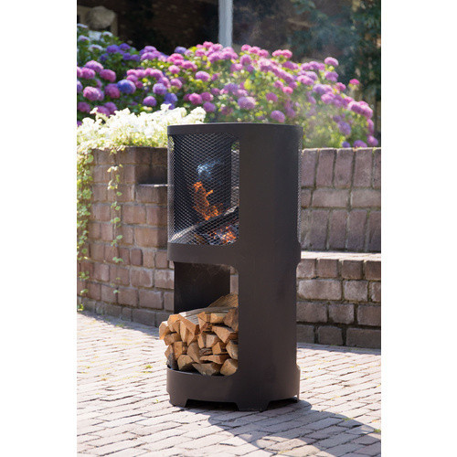 Redfire Feuerkorb Buffalo, Schwarz, B/H/T: 43 x 90 x 43 cm - Bild 3