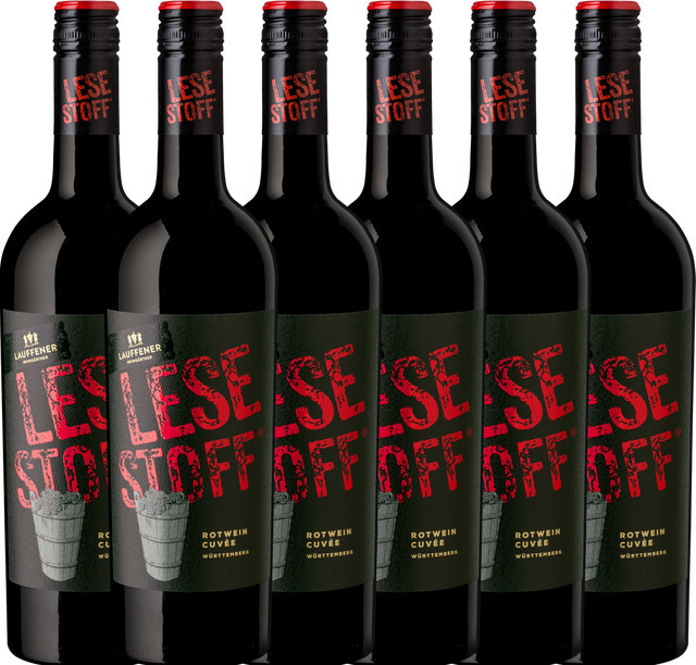 Lauffener Weingärtner Lesestoff Rotwein Cuvée halbtrocken 2022 0,75 l - Bild 2