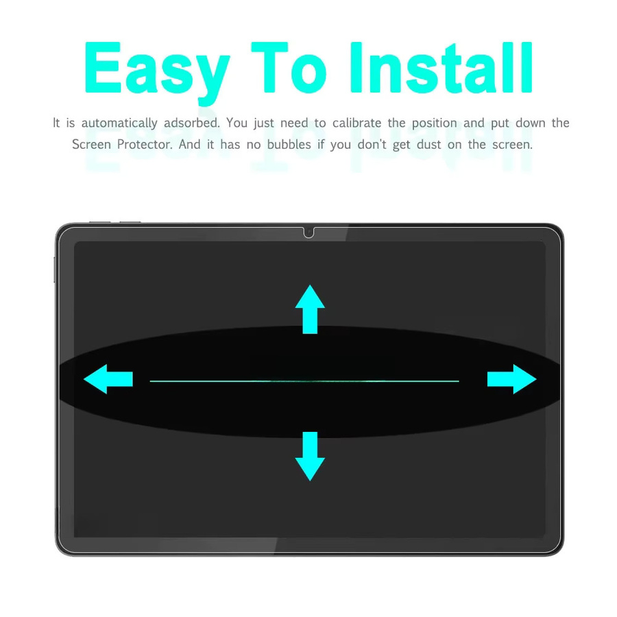 2 Stück HD kratzfeste Displayschutzfolie aus gehärtetem Glas für Lenovo Tab 2025 10.1 TB-311FU TB-311XU in Transparent - Bild 4