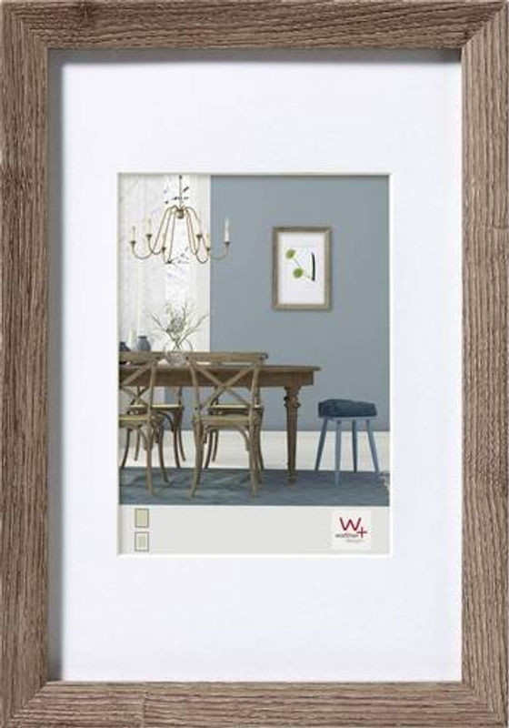 Walther Design Fiorito Wandrahmen aus Holz in Nussbaum mit Passepartout, B/H: 20 x 30 cm - Bild 1