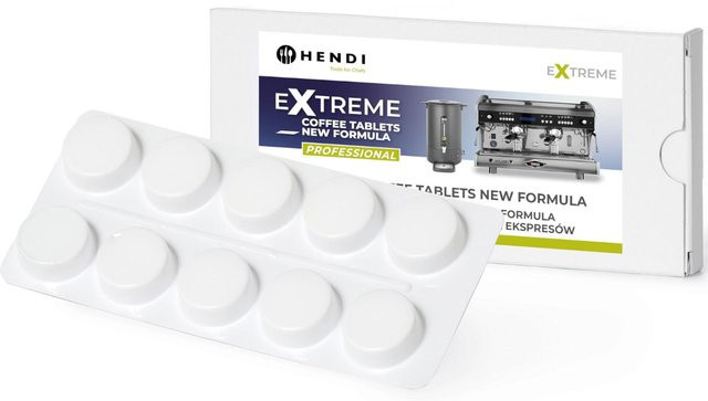 Hendi Extreme Coffee Reinigungsmittel mit 10 Tabletten in Weiß - Bild 1