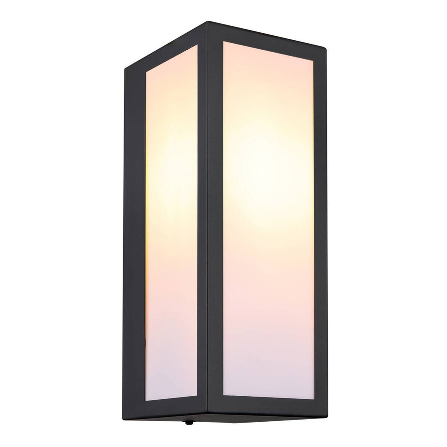 Globo Außenleuchte GUNDULA in Schwarz, modern, Metall und Glas, E27, IP44 - Bild 3