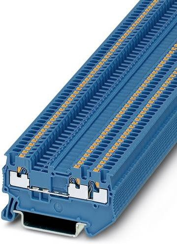 Phoenix Contact 3208168 Durchgangsreihenklemme 3,5mm Schnellanschluss Blau 50 Stück - Bild 1