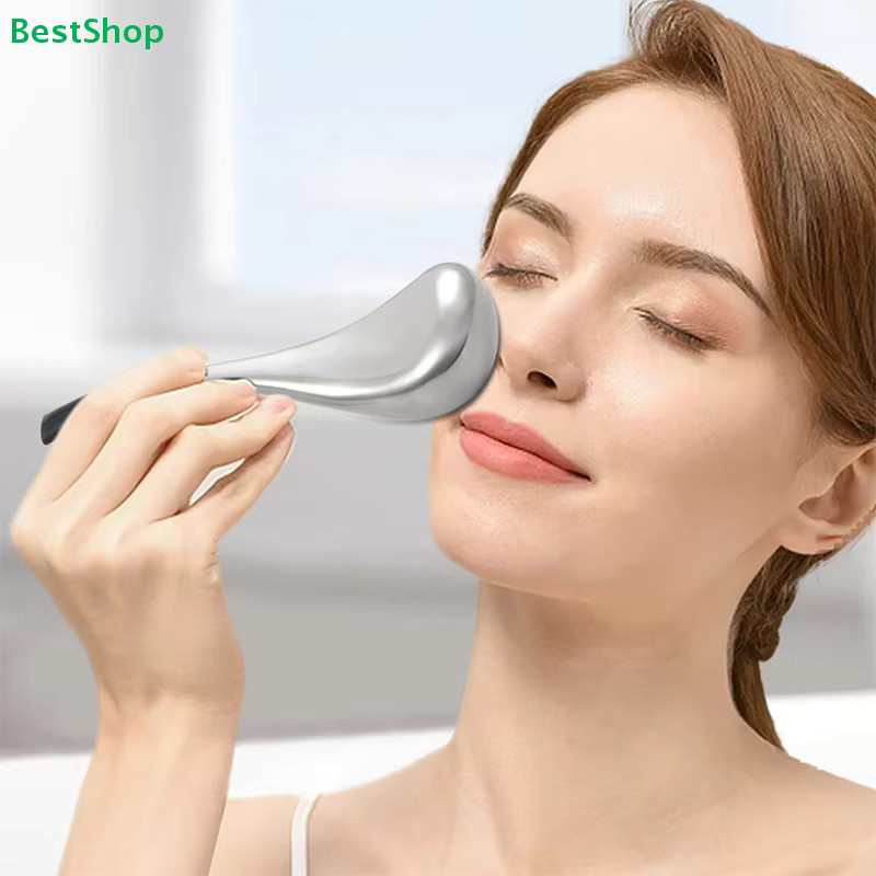 HNKMP Edelstahl-Eiskugeln Gesichtsmassagegerät, Cryo-Sticks für Gesicht und Augen, Unisex - Bild 5