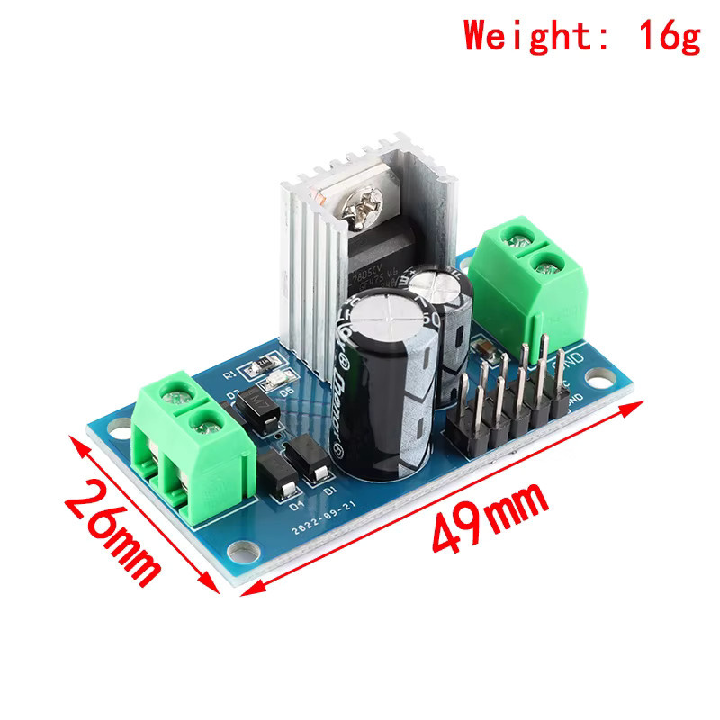 Si Tai&SH Spannungsregler Set LM7805 LM7809 LM7812 mit drei Anschlüssen für 5V 9V 12V Ausgang max. 1,2 A - Bild 2